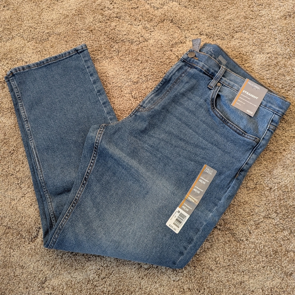 Falls Creek Straight Blue Jeans Size 40/30